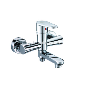 Wandmontierte Messing-Badewanne Handbrause Wasserhahn 2 Funktion